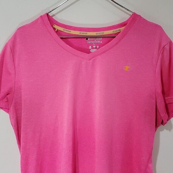 Champion pink vapor performance short sleeve shirt - Picture 2 of 8